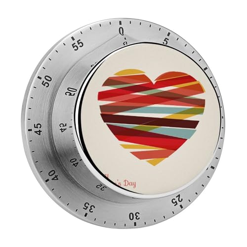 Timer Stripes Küchentimer Countdown Magnetischer Timer Mechanischer Timer zum Backen Kochen Ofen Timer Stripes Küchentimer Countdown Magnetischer Timer Mechanischer Timer zum Backen Kochen Ofen von Tilivyx