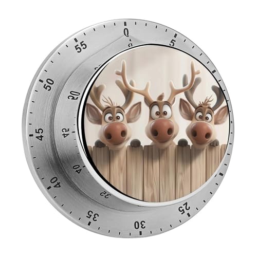 Zeitschaltuhr Niedliche Hirsche Küchentimer Countdown Magnetischer Timer Mechanischer Timer Für Backen Kochen Backofen Zeitschaltuhr Niedliche Hirsche Küchentimer Countdown Magnetischer Timer Mechanischer Timer Für Backen Kochen Backofen von Tilivyx