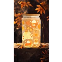 Trinkglas Mit Deckel Und Strohhalm „Herbstmotiv 1 " | Pumpkin Spice Herbst Personalisierbar Geschenk Trinkglas Mit Deckel Und Strohhalm „Herbstmotiv 1 " | Pumpkin Spice Herbst Personalisierbar Geschenk von TilouDesignsDE