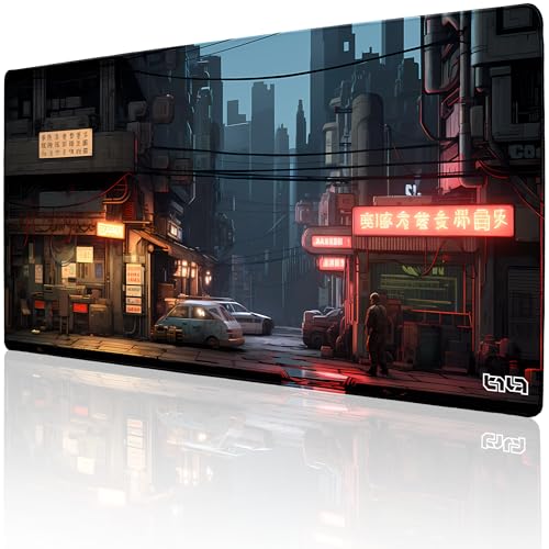Tilt Schreibtischunterlage 100x50 cm Gaming Mauspad XXL | Rutschfester Mousepad Groß für Schreibtisch und PC Gadgets | Wasserdichter Desk Mat (Dark Corners) von Tilt