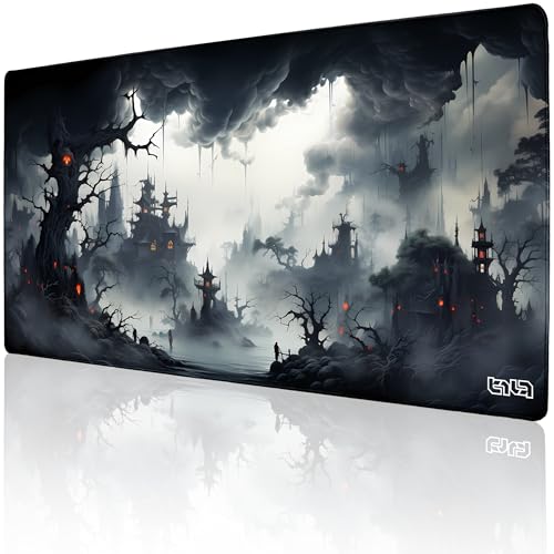 Tilt Schreibtischunterlage 100x50 cm Gaming Mauspad XXL | Rutschfester Mousepad Groß für Schreibtisch und PC Gadgets | Wasserdichter Desk Mat (Dark and Darker) von Tilt