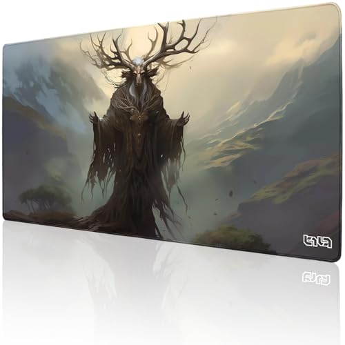 Tilt Schreibtischunterlage 100x50 cm Gaming Mauspad XXL | Rutschfester Mousepad Groß für Schreibtisch und PC Gadgets | Wasserdichter Desk Mat (Majestic Druid) von Tilt