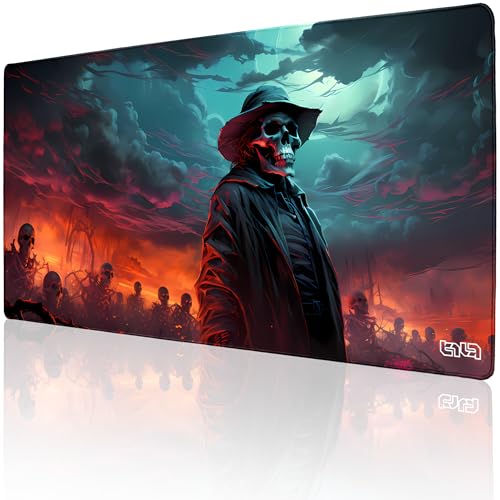 Tilt Schreibtischunterlage 100x50 cm Gaming Mauspad XXL | Rutschfester Mousepad Groß für Schreibtisch und PC Gadgets | Wasserdichter Desk Mat (Necromancy) von Tilt