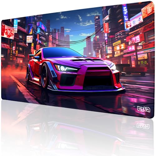 Tilt Schreibtischunterlage 100x50 cm Gaming Mauspad XXL | Rutschfester Mousepad Groß für Schreibtisch und PC Gadgets | Wasserdichter Desk Mat (Shizuoka Tuning) von Tilt