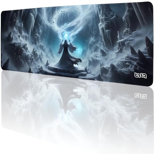 Tilt Schreibtischunterlage 80x30 cm Gaming Mauspad XXL | Rutschfester Mousepad Groß für Schreibtisch und PC Gadgets | Wasserdichter Desk Mat (Blizzard Incantation) von Tilt
