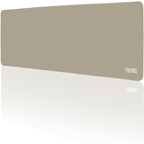 Tilt Schreibtischunterlage 80x30 cm Gaming Mauspad XXL | Rutschfester Mousepad Groß für Schreibtisch und PC Gadgets | Wasserdichter Desk Mat (Creamy Coffee) von Tilt