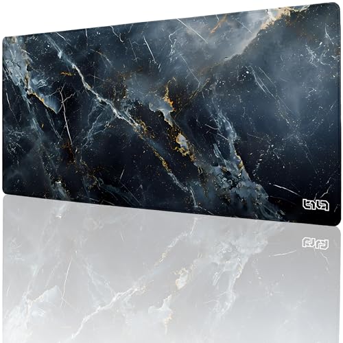 Tilt Schreibtischunterlage 90x40 cm Gaming Mauspad XXL | Rutschfester Mousepad Groß für Schreibtisch und PC Gadgets | Wasserdichter Desk Mat (Cracked Ice) von Tilt