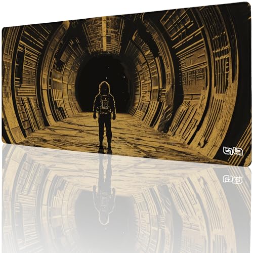 Tilt Schreibtischunterlage 90x40 cm Gaming Mauspad XXL | Rutschfester Mousepad Groß für Schreibtisch und PC Gadgets | Wasserdichter Desk Mat (Into the Unknown) von Tilt