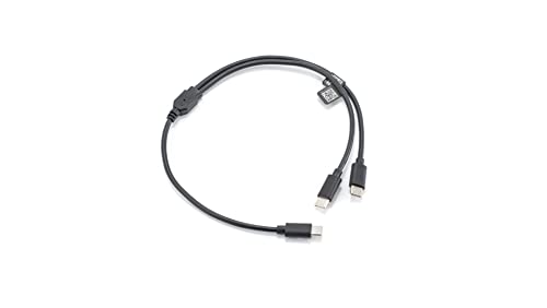 Tilta USB-C auf Dual USB-C Splitter Steuerkabel 350mm Kompatibel mit DJI Focus Motoren und DJI RavenEye TCB-USBC-2USBC Tilta USB-C auf Dual USB-C Splitter Steuerkabel 350mm Kompatibel mit DJI Focus Motoren und DJI RavenEye TCB-USBC-2USBC von Tilta
