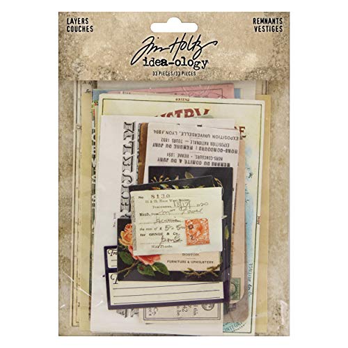 Tim Holtz Idea-ology 563979 Idea-Ology Layers Remnants 33/Pkg - Paper Kunsthandwerk, Papier, mehrfarbig Tim Holtz Idea-ology 563979 Idea-Ology Layers Remnants 33/Pkg - Paper Kunsthandwerk, Papier, mehrfarbig von Tim Holtz Idea-ology