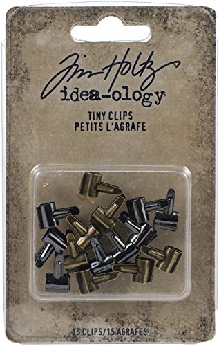 Tim Holtz TH94025 Winzige Clips Basteln und Hobby, Metall, 0, Small von Tim Holtz