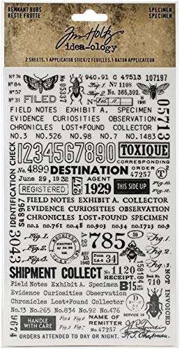 Tim Holtz idea-ology 620214 Advantus REMNANT RUBS IDEA-OL 2 Blatt, Exemplar, One Size Tim Holtz idea-ology 620214 Advantus REMNANT RUBS IDEA-OL 2 Blatt, Exemplar, One Size von Tim Holtz idea-ology