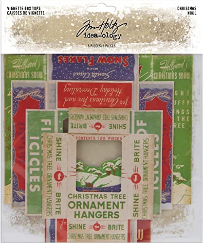 Tim Holtz 2019 Weihnachts-Idee Ology, Vignetten-Box Tops von Tim Holtz