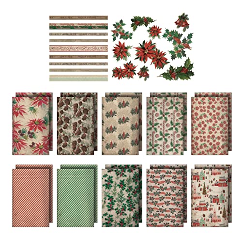 Tim Holtz Advantus Advantus Weihnachtstapete SCRPS von Tim Holtz