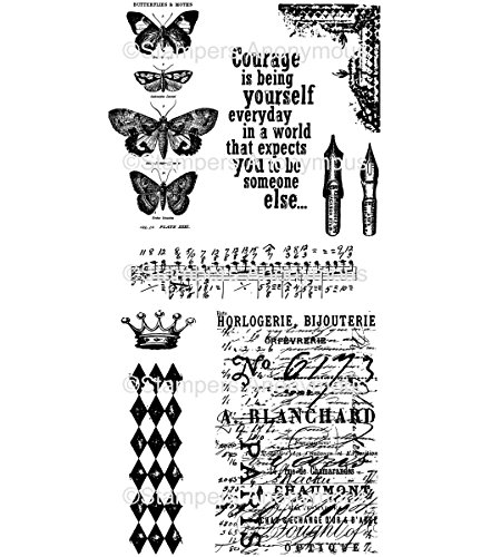 Tim Holtz Cling Stamps ~ Butterfly Melange!!! by Tim Holtz von Tim Holtz