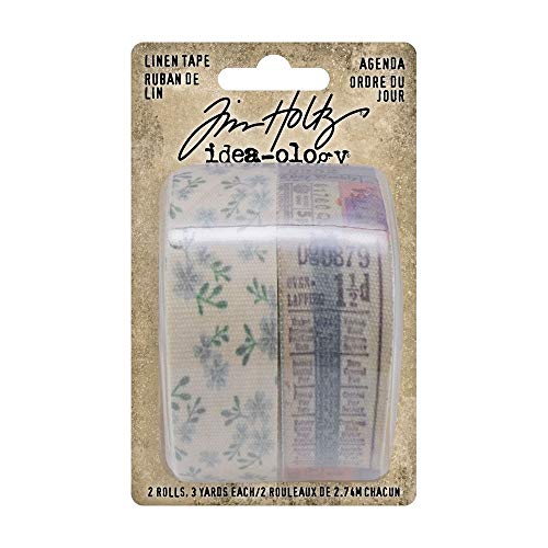 Tim Holtz TH94140 Idea-Ology Leinenband, Agenda, Blau von Advantus