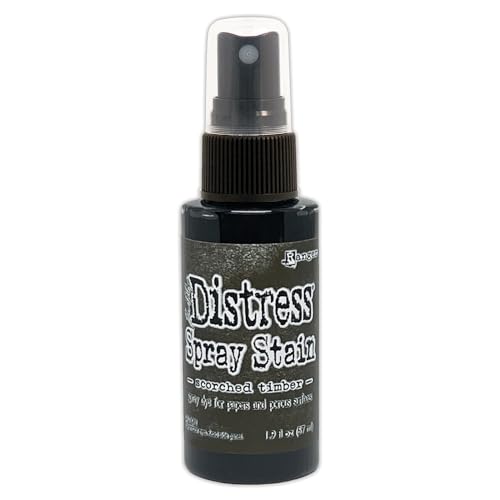 Tim Holtz Ranger Distress Spray Fleckengebranntes Holz, 57 ml von Tim Holtz