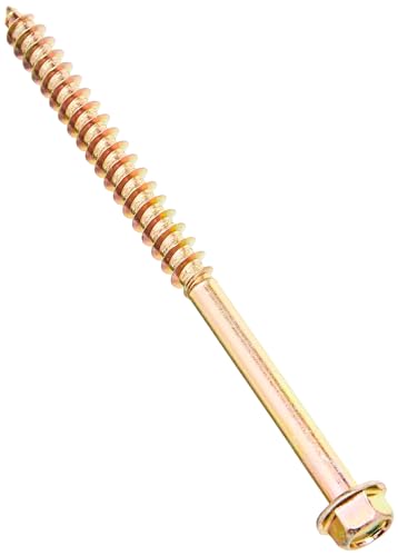 TIMCO Fortschrittliche Sechskant-Flanschkopfschraube, Schlitz, 8,0 x 120, 50 Stück (8120SCSY) von TimCo