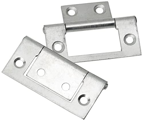 TIMCO Bündigscharniere (105) Stahl silber - pack 2er, 50mm x 38,5mm von TimCo