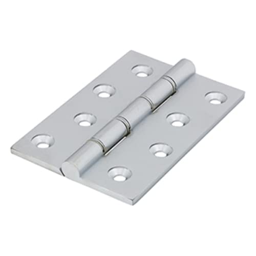 TIMCO Doppelte Edelstahlscharniere – massives Messing – satiniertes Chrom von TimCo