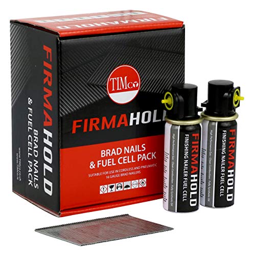 TIMCO FirmaHold Klated Brad Nägel und Brennstoffzellen – 16 Gauge – abgewinkelt – Edelstahl von TimCo