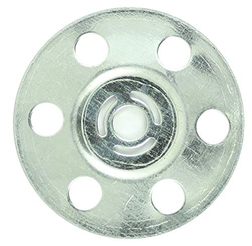 TIMCO MID35 Metal Insulation Disc Metall-Isolierscheibe, Silber, 35mm Diameter-0.6mm Thickness, 100 Stück von TimCo