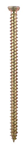 TIMCO 00060TCON Multi-Fix Betonschraube - ZYP, gelb, 7.5 x 60mm, 100 Stück von TimCo