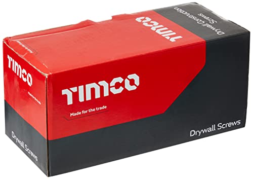 Timco PH2 Schnellbauschraube, Schwarz, 1000 Stück, 00038DRY von TimCo