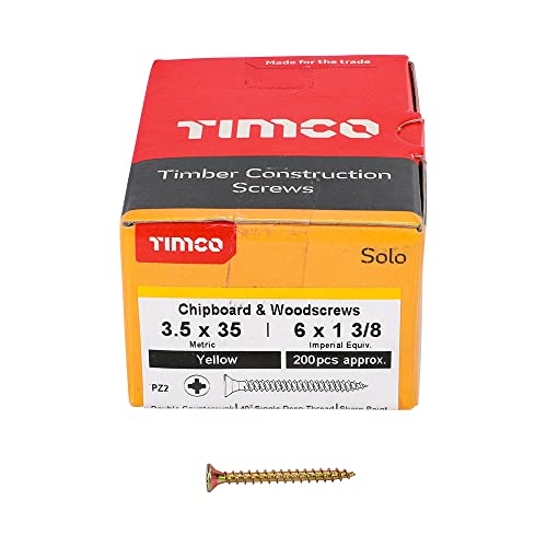 Timco verzinkte Holzschraube sdf456_p, 35035SOLOC von TimCo