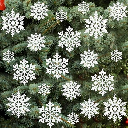 36 Stück Weihnachtsbaumschmuck, Schneeflocken Deko zum Aufhängen Weihnachtsbaum Deko Christmas Decorations Weihnachtlicher Baumschmuck Schneeflocken für Weihnachten Party Hochzeit Dekoration 36 Stück Weihnachtsbaumschmuck, Schneeflocken Deko zum Aufhängen Weihnachtsbaum Deko Christmas Decorations Weihnachtlicher Baumschmuck Schneeflocken für Weihnachten Party Hochzeit Dekoration von Timasser