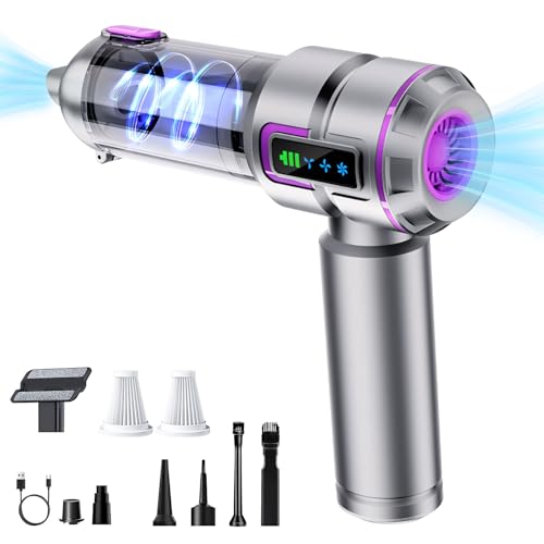 Timasser Handstaubsauger, 16000Pa Mini Akku Staubsauger 4-In-1 Autostaubsauger 6000mAh 3-Gang Elektrische Staubgebläse für Auto Handstaubsauger Auto Handsauger für Auto Küche Büro Haus Camping (A) Timasser Handstaubsauger, 16000Pa Mini Akku Staubsauger 4-In-1 Autostaubsauger 6000mAh 3-Gang Elektrische Staubgebläse für Auto Handstaubsauger Auto Handsauger für Auto Küche Büro Haus Camping (A) von Timasser