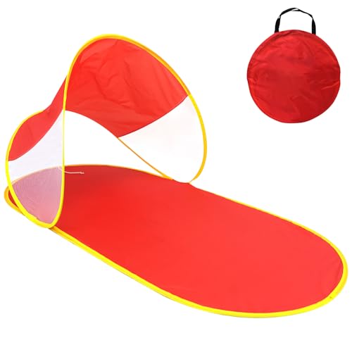 Timasser Strandmatte, Faltbare Strandmatte Faltbare Strandmatte Strandmatte Gepolstert Faltbar Strandmatte Gepolstert Faltbar Strandmatte Klappbar Liegematte Strand (Rot) von Timasser