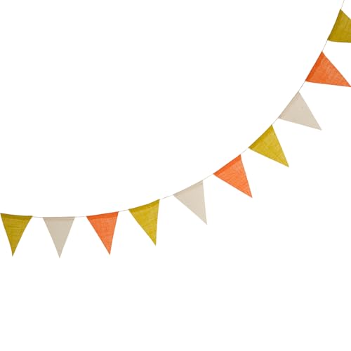 Wimpelkette Outdoor, Wimpelkette Wimpelkette Outdoor Wetterfest Wimpelkette Stoff Wimpelketten Outdoor Wimpelkette Wetterfest (Gelb) von Timasser