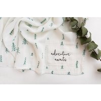 Personalisiertes Swaddle - Signature Tree | Neugeborenen Geschenk Baby Shower Babydecke von TimberTinkersCo