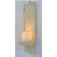 Shabby Chic Distressed Vanille Creme Wandleuchte Led Kerzenhalter Verschiedene Größen Erhältlich Shabby Chic Distressed Vanille Creme Wandleuchte Led Kerzenhalter Verschiedene Größen Erhältlich von TimberWizards