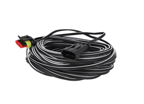 Timbera Niederspannungskabel für Gardena R38Li R40Li R45Li R50Li R70Li R75Li R80Li – Mähroboter Verbindungskabel für Transformator Netzteil und Ladestation – (20 Meter) von TIMBERA