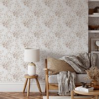 Boho Winter Blumen Tapete. Abnehmbares Peel + Stick Und Traditionelle Wallpaper-Optionen. Mehrere Farben Erhältlich. 62 cm Boho Winter Blumen Tapete. Abnehmbares Peel + Stick Und Traditionelle Wallpaper-Optionen. Mehrere Farben Erhältlich. 62 cm von TimberleaMinimal