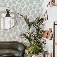 Grüne Tapete. Peel + Stick Wallpaper Und Traditionelle Optionen. Mehrere Farben von TimberleaMinimal