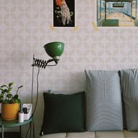 Handgemalte Boho Tapete. Ecru Farbe. Peel + Stick Wallpaper Und Traditionelle Optionen. Mehrere Farben Erhältlich von TimberleaMinimal