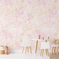 Hübsche Blumenblätter Wallpaper. Schälen Und Aufkleben Oder Herkömmliche Tapetenoptionen. Gärtnerei Blümchen. Akzentwand. 50 Zoll von TimberleaMinimal