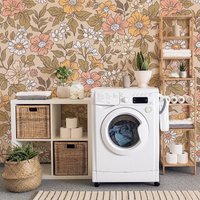Vintage Tapete. Abnehmbares Peel + Stick Und Traditionelle Wallpaper-Optionen. Mehrere Farben Erhältlich. 75-Zoll-Wiederholung von TimberleaMinimal
