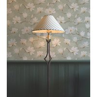 Wallpaper Von Weißer Magnolie. Neutrale Farben. Peel & Stick Und Traditionelle Wallpaper-Optionen. Abnehmbar. Akzentwand. Grüne Rückseite von TimberleaMinimal