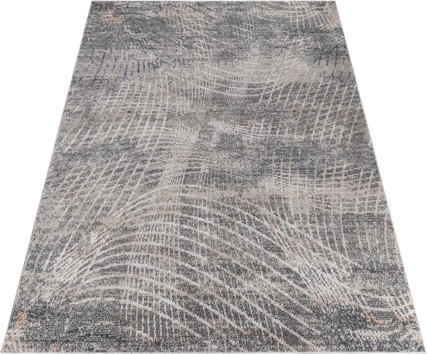 Teppich Scottsdale, Timbers, rechteckig, Höhe: 11 mm, Vintage, Kurzflorteppich, Wohnzimmer von Timbers