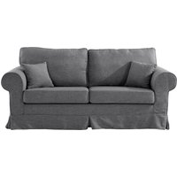 Home affaire 3-Sitzer "Shadmoor", Hussenoptik, in uni oder mit Blumendruck von home affaire