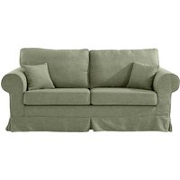 Home affaire 3-Sitzer "Shadmoor", Hussenoptik, in uni oder mit Blumendruck von home affaire
