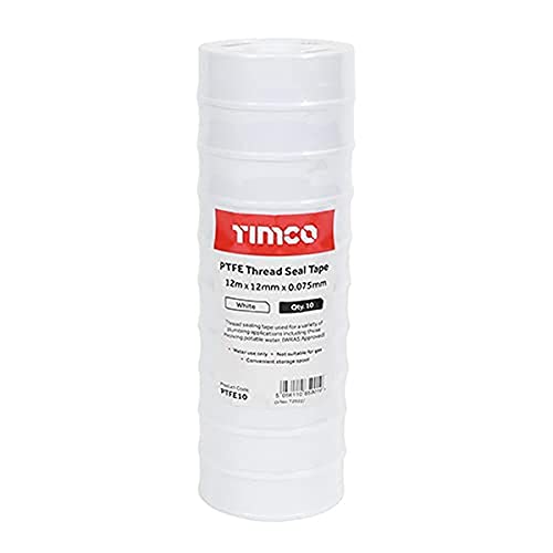 TIMCO PTFE10 PTFE-Gewindedichtband, 12 m x 12 mm TIMCO PTFE10 PTFE-Gewindedichtband, 12 m x 12 mm von TimCo