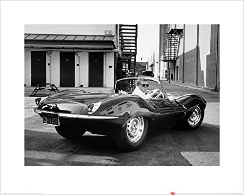 Time Life "Steve McQueen - Jaguar" 40 x 50cm Kunstdruck Time Life "Steve McQueen - Jaguar" 40 x 50cm Kunstdruck von Time Life