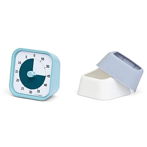 Time Timer Home MOD — 60 Minuten Kinder visueller Timer Home Edition — für Heimschule Zubehör, Lernwerkzeug, für Kinderschreibtisch, Büroschreibtisch und Meetings & Gehäuse für Time Timer Home MOD von TIME TIMER