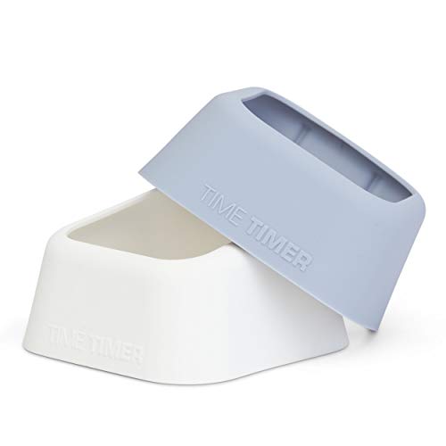 Gehäuse für TIME TIMER MOD Home - 60 Minuten Visueller Timer Home Edition für Kinder – Homeschooling, Timer für Schultisch, Bürotisch und Meetings mit lautlosem Betrieb (Weiß & Grau) von TIME TIMER