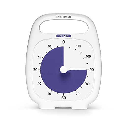 Time Timer Plus 120 Minute Visueller Timer - 'Make Time Edition' Countdown-Uhr (anthrazit) Richtlinie für Produktivität und Fokus von TIME TIMER